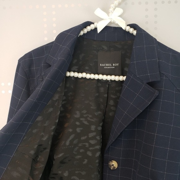 Rachel Roy Collection | Navy‎ Blazer SZ L - Picture 5 of 8